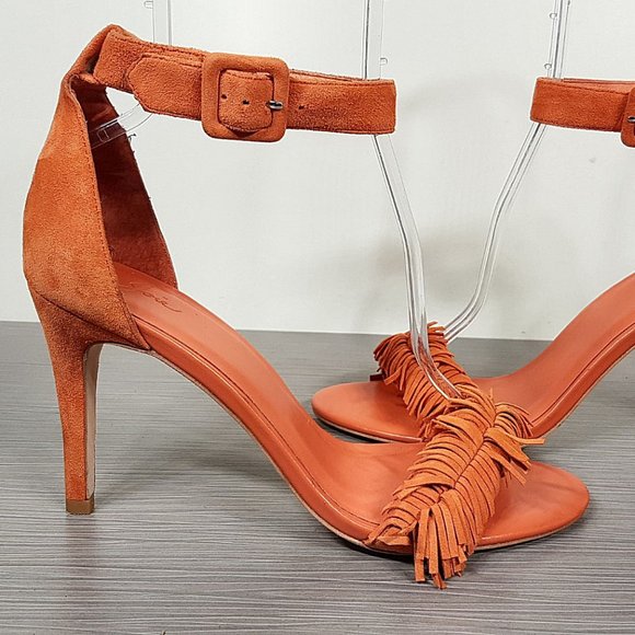 Joie 'Pippi' Sandal, Tangerine Leather, Womens Size 9.5 / 39.5 - Picture 7 of 11